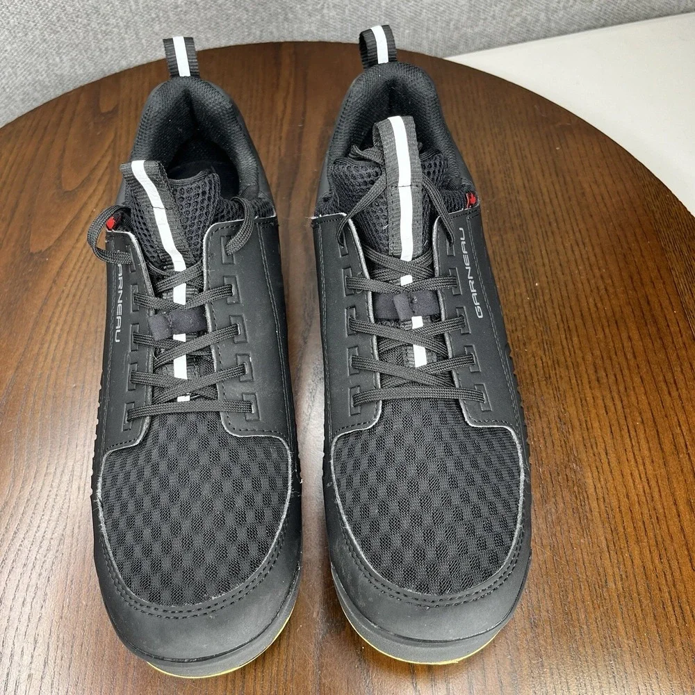 Louis‎ Garneau DeVille Urban Shoes Men's Size 43 / 9.5 Black Top Lace Sneakers